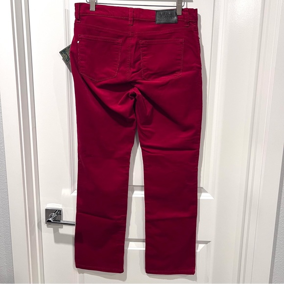 Lauren Ralph Lauren Classic Straight Slimming Corduroy Pants Red Size 8P - Picture 6 of 9